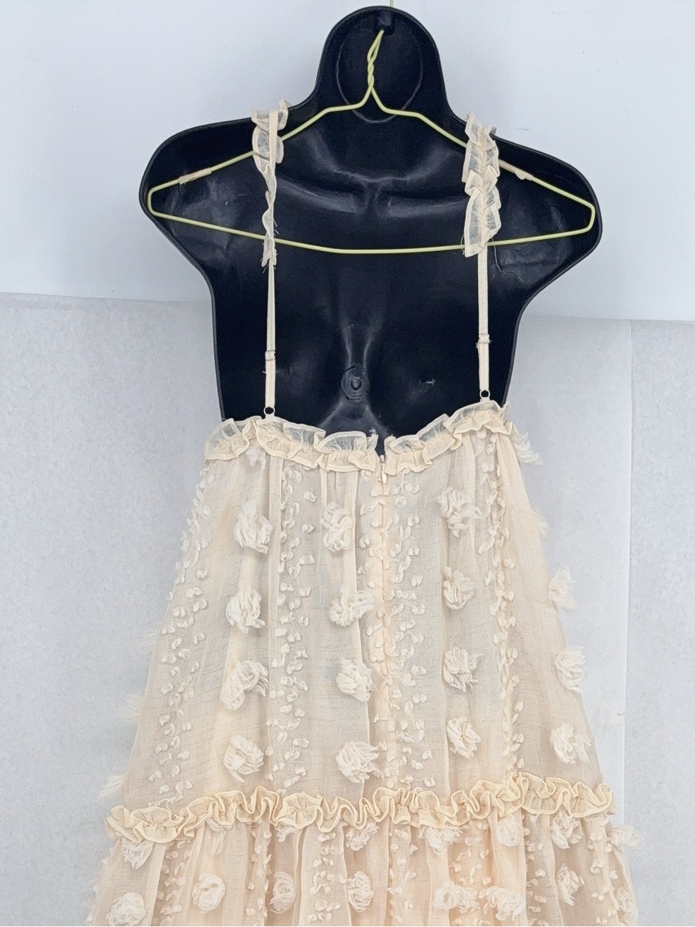 VICI Cross of Sunlight Tulle Maxi Dress - Cream size M - Picture 4 of 11